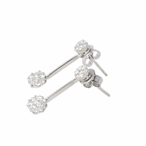 Boucles d'oreilles Boucles d'oreilles diamants 58 Facettes 3960