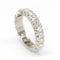 Bague 53.5 Bague Alliance or blanc et diamant 58 Facettes D362766RR