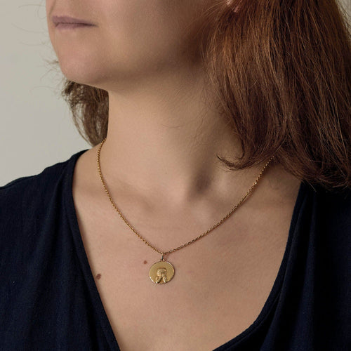 Pendentif AUGIS - Pendentif en or jaune à décor de putti 58 Facettes MONTE0431