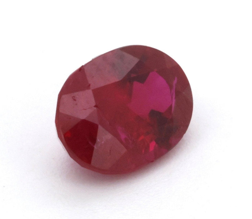 Gemstone Rubis non chauffé 1.04cts certificat IGI 58 Facettes