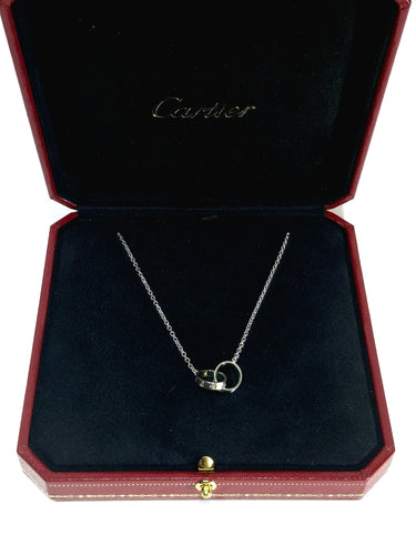 Collier Cartier - Collier Love en or gris 58 Facettes