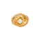 Bague 57 Brague rétro en or rose et diamant 58 Facettes GU172