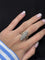 Bague marquise or blanc et diamants 1,3 ct