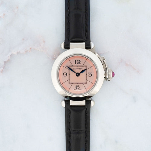 Cartier Pasha - Pink arab dial - SM 58 Facettes