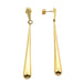 Boucles d'oreilles Boucles d'oreilles pendants en or jaune 58 Facettes