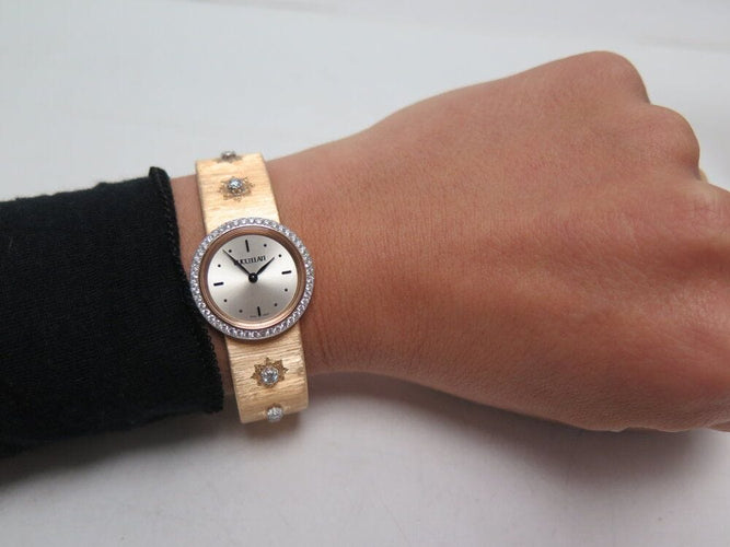 Montre montre BUCCELLATI macri wauldg015795 24 mm quartz or jaune 18k diamants 58 Facettes 267443