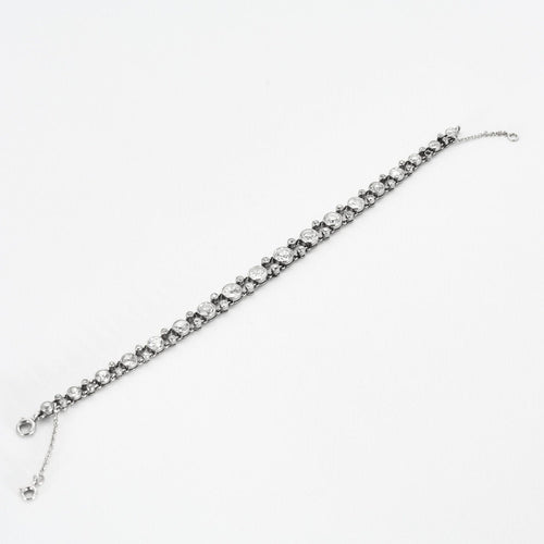 Bracelet Bracelet platine ligne diamants 58 Facettes