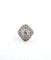 Bague 52 Bague - Bague en or blanc 18 carats sertie de diamants 58 Facettes