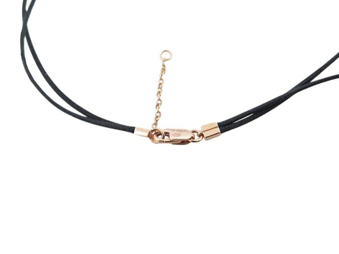 Collier collier FRED chance infinie or rose ras du cou cordon choker 58 Facettes 247059