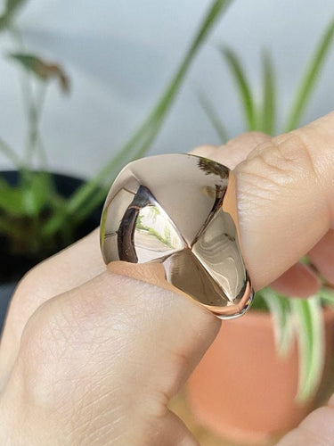 Collier 53 Bague HERMÈS "Collier de chien rock" en or rose 18k 58 Facettes