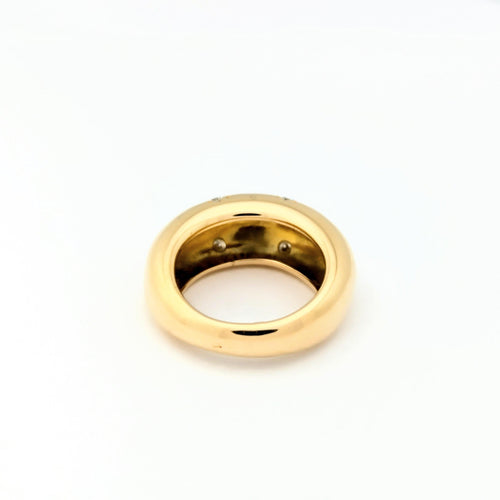 Bague 52 Bague étoiles or jaune et diamants 58 Facettes 30073