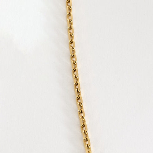 Collier Chaîne en or jaune à maille forçat 58 Facettes MAN1212