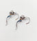 Dormeuses or blanc, diamants taille rose (circa 1900) 58 Facettes A05977