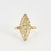 Bague 62 Bague marquise or deux tons et diamants 58 Facettes GU94