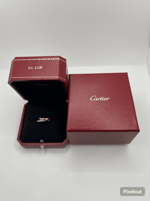 Bague 51 CARTIER - Alliance Trinity 58 Facettes 00030101