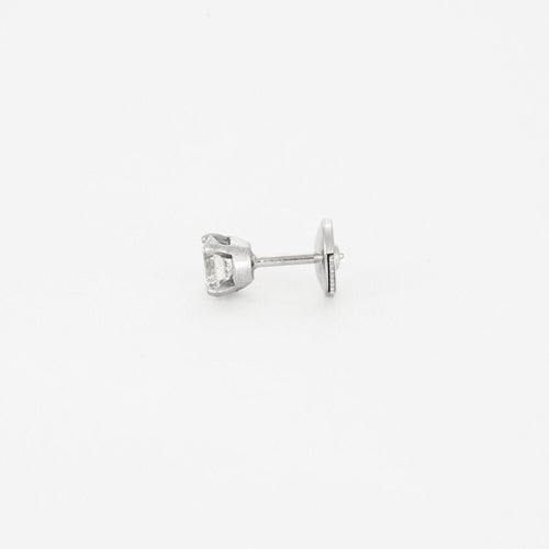 Boucles d'oreilles Boucles d'oreilles en or blanc et diamants 58 Facettes 240257