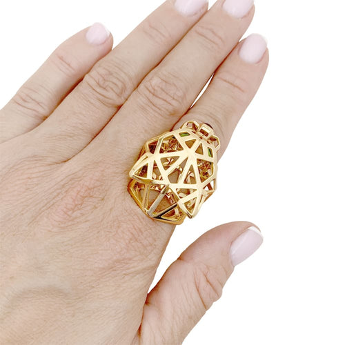 Bague 53 Bague Cartier, "Panthère de Cartier", or jaune, tsavorites, onyx. 58 Facettes 34839