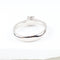 Bague Bague solitaire en or blanc 18 carats avec un diamant taille brillant de 0,22 carat 58 Facettes 159/24