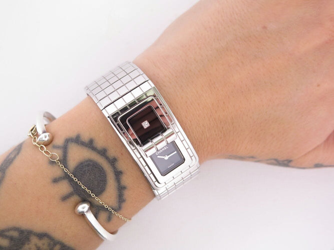 montre CHANEL code coco h5144 diamant en acier garantie quartz 58 Facettes 270044