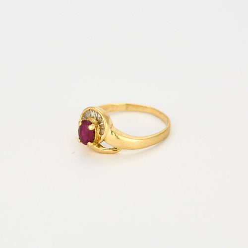 Bague Bague or jaune Rubis et diamants 58 Facettes LP1079/12