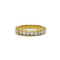 Bague 48 Demi-alliance or jaune diamants 58 Facettes 220511R