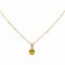 Collier Collier Or jaune Citrine, Diamant 58 Facettes 4719580CN