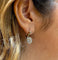 Boucles d'oreilles Boucles d’oreilles anciennes en diamants, or et argent 58 Facettes