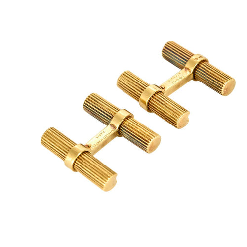 Boutons de manchette VAN CLEEF & ARPELS - Boutons de manchettes or jaune 58 Facettes GU119