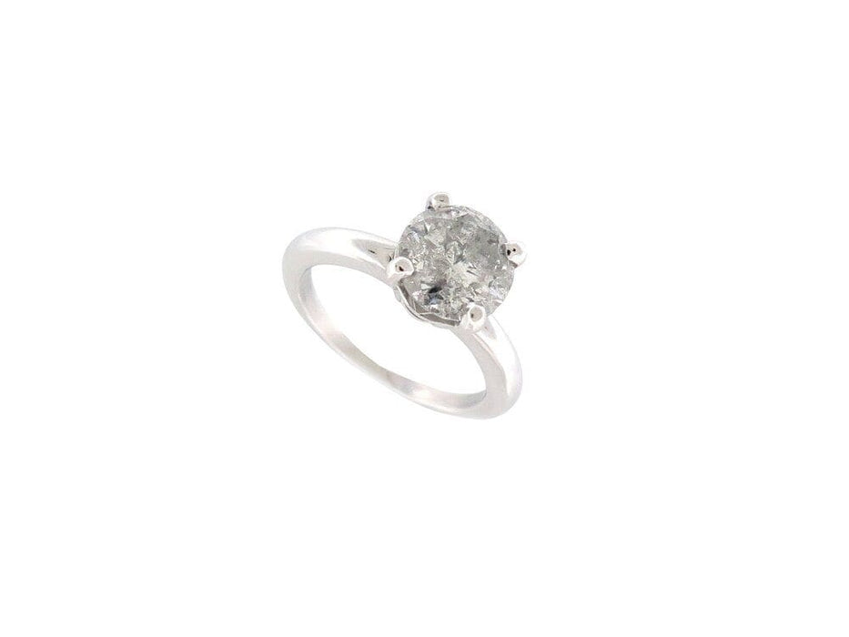 Bague 51 bague sertie d'un diamant solitaire 2ct or blanc 18k 5gr 58 Facettes 265116