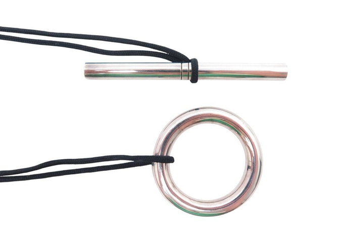 Collier collier HERMES sautoir skipper tgm 80cm argent massif 925 59gr & cordon 58 Facettes 267728