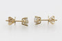 Boucles d'oreilles Boucles d’oreilles diamants taille brillant ancienne 1,27 ct en or jaune 14k 58 Facettes 11491