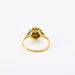 Bague 53 Bague marguerite ancienne rubis diamants en or jaune 58 Facettes