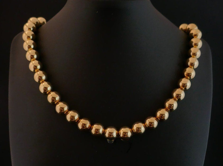 Collier Collier Choker Boules Marseillais Or Jaune 58 Facettes