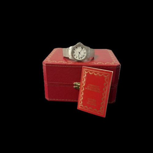 Montre Cartier Montre Santos Ronde 33Mm Automatique 58 Facettes MT44427