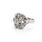 Anello en or blanc 18k et diamants