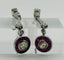 Boucles d'oreilles Boucles d'oreilles rubis style Art déco œil-de-perdrix 58 Facettes 50203