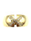 Bague 56 CHAUMET. Collection "Liens", bague or jaune 18K et diamants 58 Facettes