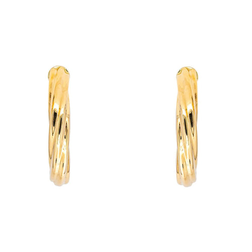Boucles d'oreilles Boucles d'oreilles Créoles  Or jaune 58 Facettes 4455408CN