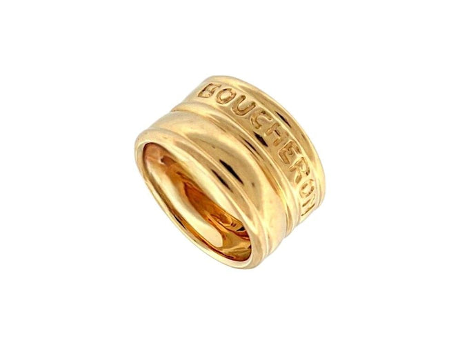 Bague 48 bague BOUCHERON jonc taille 48 en or jaune 18k 9.5gr 58 Facettes 268915