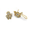 Boucles d'oreilles Lierres - Or jaune & Diamants