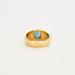 52.5 STERN Ring - YELLOW GOLD TOPAZ MOTHER-OF-PEARL & DIAMOND RING 58 Facettes 32300343