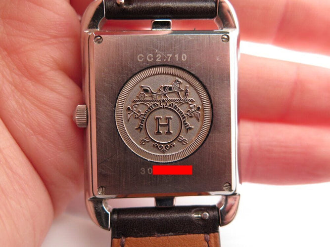 Montre montre HERMES cape cod simple tour tgm cc2.710 40 mm quartz +boite 58 Facettes 267394