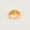 Bague 55.5 Bague jonc or jaune et diamant 58 Facettes THI01753