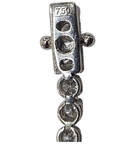 Bracelet Bracelet tennis en or blanc, diamant 2,46 ct, serti griffes tournées 58 Facettes Q399B