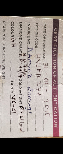 Boucles d'oreilles Boucles d'oreilles contemporaines or blanc, serties de Diamants 58 Facettes