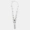 Collier DIOR - Sautoir Rose des Vents en or blanc, nacre, onyx et diamants 58 Facettes
