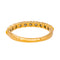 49 Bague Demi-alliance Or jaune Diamant 58 Facettes 4309978CN
