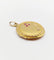 Pendentif Pendentif porte-photo antique fleur en or 18k avec diamant et rubis vers 1910 58 Facettes A06431