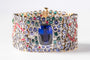 Bracelet VAN GOLLER - Bracelet Manchette - Or jaune 18 carats - Tanzanite 58 Facettes BMZ