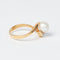 Bague Or Jaune - Perle de culture